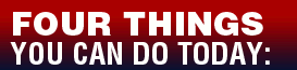 Four Things You Can Do Today